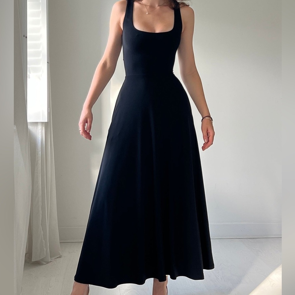 Elegant Black Maxi Dress AYM Studios